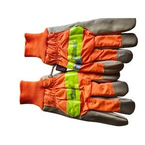 Kinco Work Gloves Men XXL Orange HiVis Reflective Heatkeep Lined Pigskin Leather